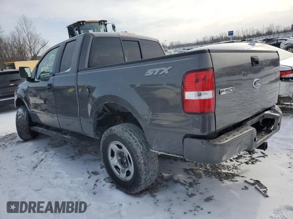 2005 Ford F-150 STX with VIN 1FTRX14W45FB61544, listed as a Copart auction lot 45526925 with 0 mi miles and Salvage Title. Bid and sale history available at carsss.com. Image 2.