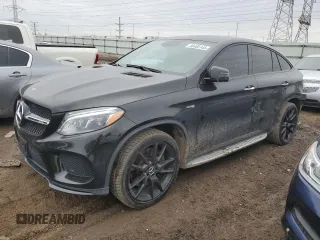 2018 Mercedes-Benz GLE 43 AMG with VIN 4JGED6EB3JA122401, listed as a Copart auction lot 46405145 with 75,003 mi miles and Salvage title. Bid and sale history available at DreamBid. Image 1.