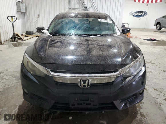 2017 Honda Civic EX-T with VIN 19XFC1F34HE008520, listed as a Copart auction lot 45159525 with 180,433 mi miles and Salvage Title. Bid and sale history available at carsss.com. Image 5.