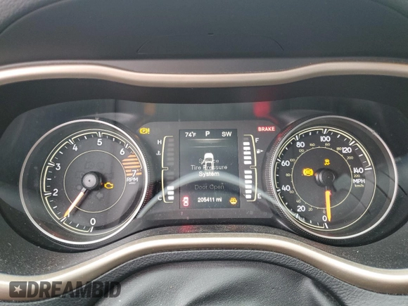 2016 Jeep Cherokee Sport with VIN 1C4PJLAB1GW136898, listed as a Copart auction lot 51580045 with 205,411 mi miles and Salvage Title. Bid and sale history available at carsss.com. Image 9.