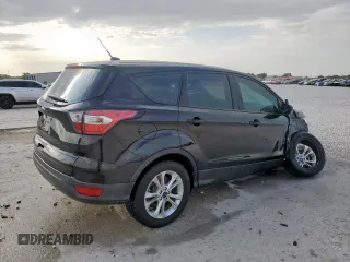 2018 Ford Escape S with VIN 1FMCU0F72JUB42488, listed as a Copart auction lot 63641845 with 80,184 mi miles and Salvage title. Bid and sale history available at DreamBid. Image 3.