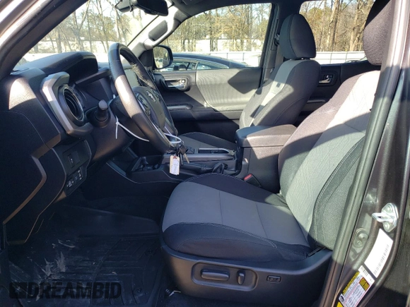 2021 Toyota Tacoma SR5 with VIN 3TMBZ5DN8MM031159, listed as a Copart auction lot 42495505 with 137,072 mi miles and Salvage title. Bid and sale history available at DreamBid. Image 7.
