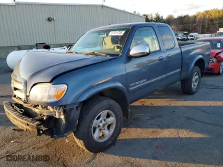 2005 Toyota Tundra SR5 with VIN 5TBBT44155S458155, listed as a Copart auction lot 87911765 with 75,773 mi miles and Salvage Title. Bid and sale history available at carsss.com. Image 1.