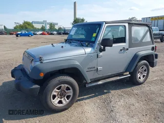 2013 Jeep Wrangler Sport with VIN 1C4AJWAG5DL639365, listed as a IAAI auction lot 40342277 with 117,109 mi miles and . Bid and sale history available at DreamBid. Image 17.