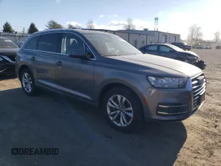 2017 Audi Q7 Premium Plus with VIN WA1LAAF70HD031848, listed as a Copart auction lot 46226255 with 128,935 mi miles and Salvage Title. Bid and sale history available at carsss.com. Image 4.