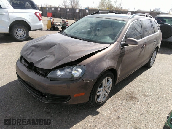 2011 Volkswagen Jetta SportWagen TDI with VIN 3VWPL7AJ4BM661050, listed as a IAAI auction lot 41859425 with 102,773 mi miles. Bid and sale history available at carsss.com. Image 2.