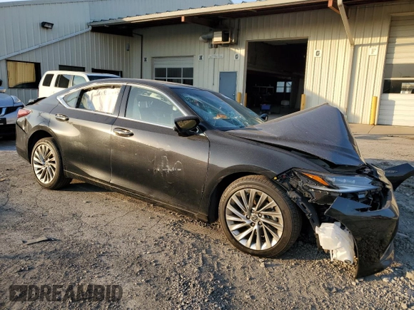2022 Lexus ES with VIN 58AFZ1B11NU135486, listed as a Copart auction lot 75721464 with 0 mi miles and Salvage Title. Bid and sale history available at carsss.com. Image 4.