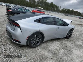 2024 Toyota Prius LE with VIN JTDACAAUXR3022909, listed as a Copart auction lot 46940415 with 0 mi miles and Salvage Title. Bid and sale history available at carsss.com. Image 3.