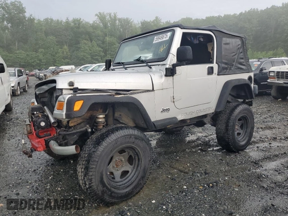 2004 Jeep Wrangler X with VIN 1J4FA39S84P718805, listed as a Copart auction lot 59949875 with 119,295 mi miles and Salvage title. Bid and sale history available at DreamBid. Image 1.