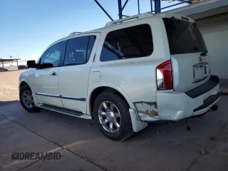 2007 Infiniti QX56 with VIN 5N3AA08A57N801070, listed as a Copart auction lot 68133254 with 0 mi miles and Salvage Title. Bid and sale history available at carsss.com. Image 2.