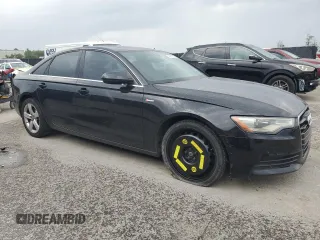 2012 Audi A6 Premium Plus with VIN WAUGGAFC4CN148934, listed as a Copart auction lot 56935325 with 113,050 mi miles and Non repairable. Bid and sale history available at DreamBid. Image 4.