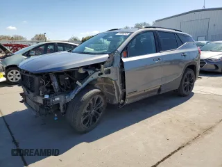 2020 GMC Terrain SLE with VIN 3GKALMEV4LL282954, listed as a Copart auction lot 49306345 with 72,599 mi miles and Salvage Title. Bid and sale history available at DreamBid. Image 1.