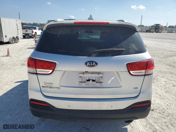 2016 Kia Sorento LX with VIN 5XYPG4A50GG177678, listed as a Copart auction lot 44513835 with 72,466 mi miles and Salvage Title. Bid and sale history available at carsss.com. Image 6.