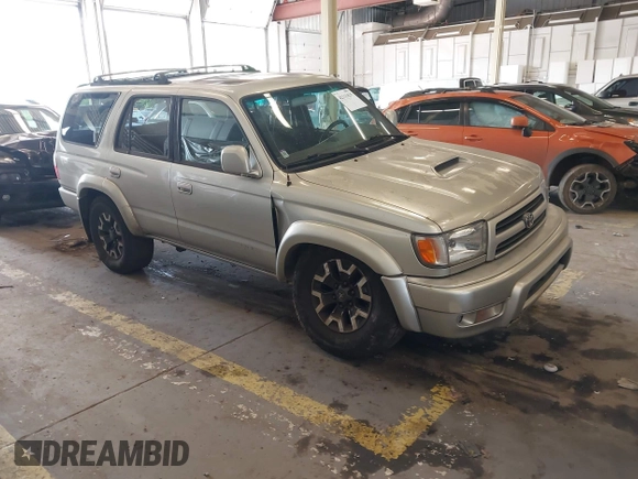 2000 Toyota 4Runner SR5 z VIN JT3HN86R6Y0294870, wystawiony jako IAAI lot #42131835 z przebiegiem 292 259 mil mil oraz . Historia ofert i sprzedaży dostępna na DreamBid. Obrazek 1.