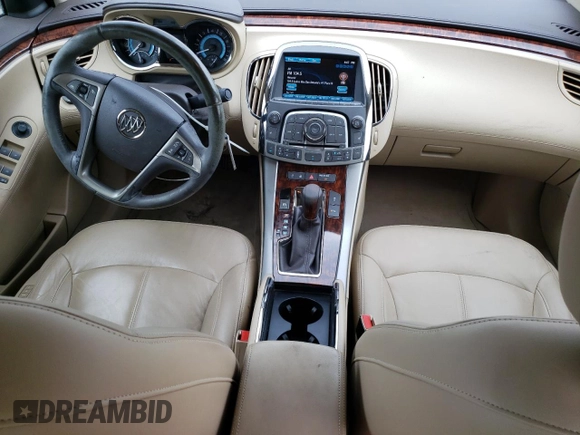 2013 Buick LaCrosse Leather with VIN 1G4GC5E31DF211258, listed as a Copart auction lot 69252734 with 45,070 mi miles and Salvage Title. Bid and sale history available at DreamBid. Image 8.