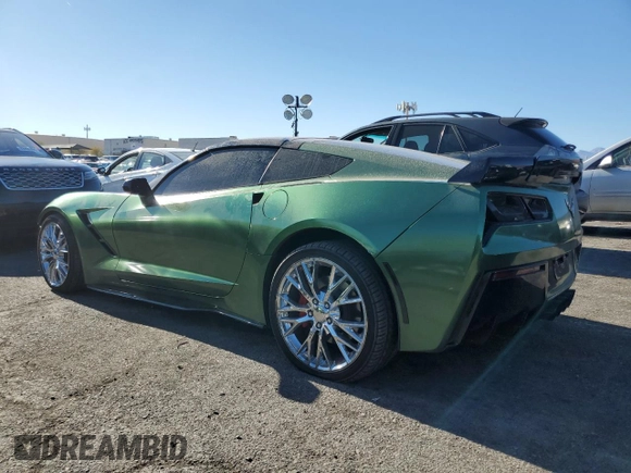 2016 Chevrolet Corvette 1LT with VIN 1G1YB2D78G5117170, listed as a Copart auction lot 83231024 with 73,274 mi miles and Salvage Title. Bid and sale history available at carsss.com. Image 2.