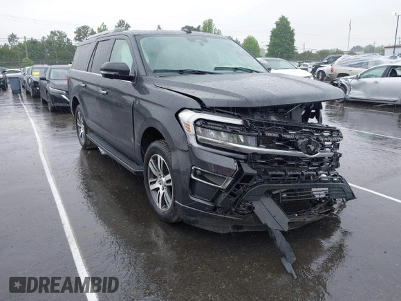 2024 Ford Expedition Max Limited with VIN 1FMJK1K82REA57688, listed as a IAAI auction lot 42121565 with 26,045 mi miles and . Bid and sale history available at DreamBid. Image 1.