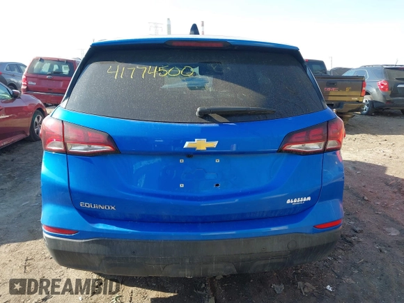 2024 Chevrolet Equinox LS with VIN 3GNAXHEG8RL149722, listed as a IAAI auction lot 41774500 with 81,070 mi miles and . Bid and sale history available at DreamBid. Image 16.
