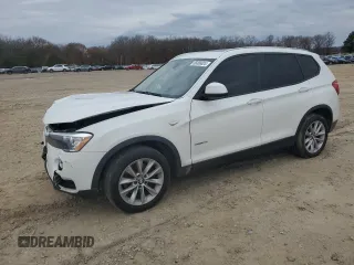 2016 BMW X3 sDrive28i with VIN 5UXWZ7C5XG0R31677, listed as a Copart auction lot 86066624 with 82,811 mi miles and Salvage Title. Bid and sale history available at DreamBid. Image 1.