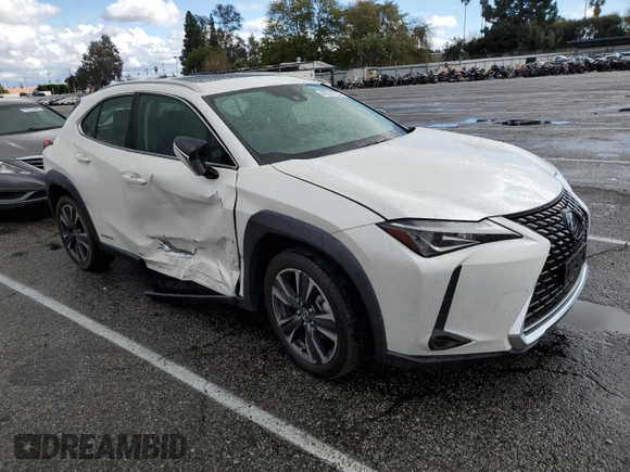 2019 Lexus UX with VIN JTHU9JBH8K2019868, listed as a Copart auction lot 40741123 with 35,266 mi miles. Bid and sale history available at carsss.com. Image 4.