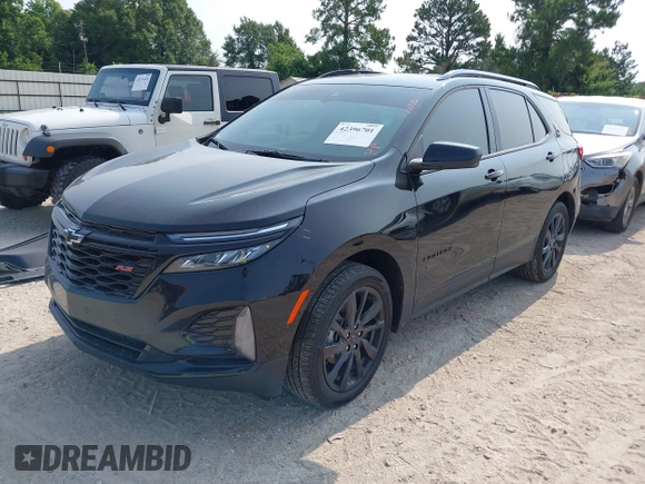 2024 Chevrolet Equinox RS with VIN 3GNAXMEG9RL252561, listed as a IAAI auction lot 42396701 with 18,773 mi miles and . Bid and sale history available at DreamBid. Image 18.