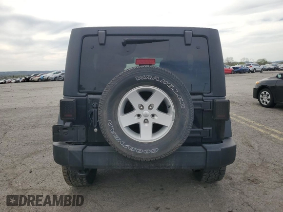 2017 Jeep Wrangler Unlimited Sport with VIN 1C4BJWDG6HL678021, listed as a Copart auction lot 54224725 with 97,644 mi miles and Salvage title. Bid and sale history available at DreamBid. Image 6.