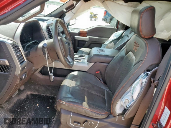 2016 Ford F-150 XL with VIN 1FTEW1CG6GFD19235, listed as a Copart auction lot 59817695 with 154,176 mi miles and Salvage title. Bid and sale history available at DreamBid. Image 7.