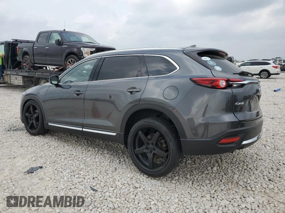 2019 Mazda CX-9 Grand Touring z VIN JM3TCADY9K0300284, wystawiony jako Copart lot #51801365 z przebiegiem 53 550 mil mil oraz Szkoda całkowita • Salvage title. Historia ofert i sprzedaży dostępna na DreamBid. Obrazek 2.