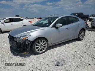 2017 Mazda 3 Touring z VIN 3MZBN1V72HM134021, wystawiony jako Copart lot #53406965 z przebiegiem 119 387 mil mil oraz Szkoda całkowita • Salvage title. Historia ofert i sprzedaży dostępna na DreamBid. Obrazek 1.