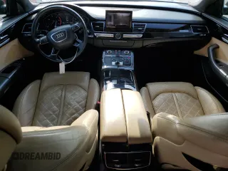 2014 Audi A8 3.0L TDI with VIN WAURMAFD1EN003301, listed as a Copart auction lot 85085354 with 155,429 mi miles and Salvage title. Bid and sale history available at DreamBid. Image 8.