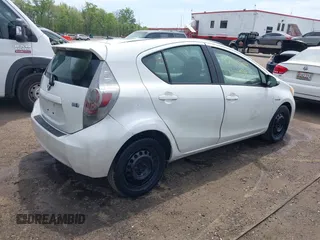 2012 Toyota Prius One with VIN JTDKDTB30C1501667, listed as a IAAI auction lot 42110544 with 238,728 mi miles. Bid and sale history available at carsss.com. Image 4.