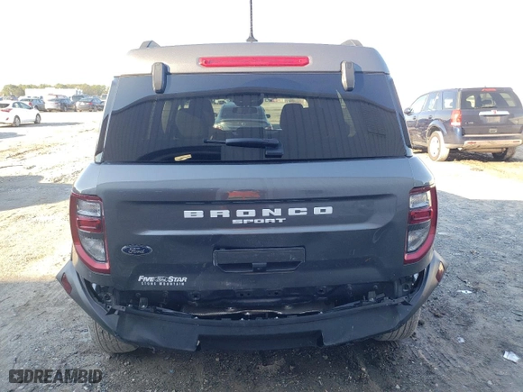 2023 Ford Bronco Sport Big Bend with VIN 3FMCR9B60PRD13287, listed as a Copart auction lot 48235245 with 13,362 mi miles and Salvage Title. Bid and sale history available at carsss.com. Image 6.