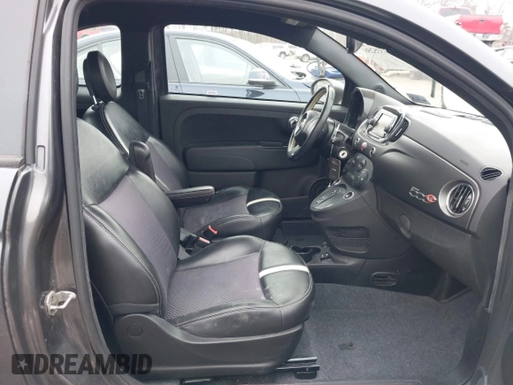 2016 FIAT 500e with VIN 3C3CFFGE1GT184091, listed as a IAAI auction lot 41335256 with 54,899 mi miles and . Bid and sale history available at DreamBid. Image 5.