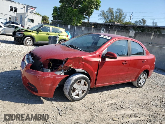 2009 Chevrolet Aveo 1LT z VIN KL1TD56E09B347161, wystawiony jako Copart lot #47420225 z przebiegiem Nie podano mil oraz Szkoda całkowita • Salvage title. Historia ofert i sprzedaży dostępna na DreamBid. Obrazek 1.