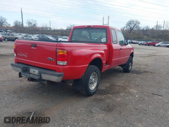 1999 Ford Ranger XL with VIN 1FTZR15V7XPC09843, listed as a IAAI auction lot 41897664 with 176,920 mi miles. Bid and sale history available at carsss.com. Image 4.