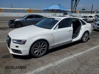 2014 Audi A4 Premium Plus with VIN WAUFFAFL7EA085417, listed as a Copart auction lot 57099985 with 71,007 mi miles and Salvage title. Bid and sale history available at DreamBid. Image 1.