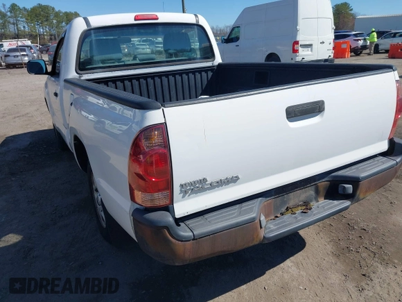 2007 Toyota Tacoma with VIN 5TENX22N37Z330750, listed as a IAAI auction lot 41834516 with 104,757 mi miles. Bid and sale history available at carsss.com. Image 6.