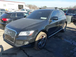 2015 Audi Q5 Premium Plus with VIN WA1LFAFP7FA082117, listed as a IAAI auction lot 41666129 with NaN miles. Bid and sale history available at carsss.com. Image 16.
