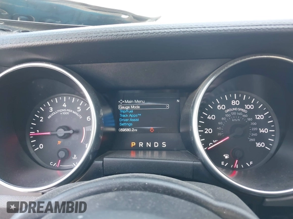 2018 Ford Mustang EcoBoost Premium with VIN 1FATP8UH4J5110308, listed as a IAAI auction lot 41765094 with 59,580 mi miles and . Bid and sale history available at carsss.com. Image 7.
