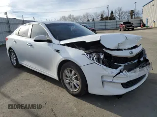 2017 Kia Optima LX with VIN 5XXGT4L3XHG162876, listed as a Copart auction lot 87487884 with 100,712 mi miles and Salvage Title. Bid and sale history available at carsss.com. Image 4.