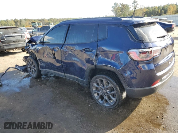 2021 Jeep Compass 80th Anniversary z VIN 3C4NJCEB4MT531712, wystawiony jako Copart lot #78166824 z przebiegiem 58 837 mil mil oraz Nie do naprawy • Non repairable. Historia ofert i sprzedaży dostępna na DreamBid. Obrazek 2.