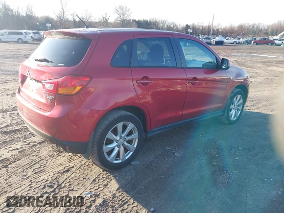 2015 Mitsubishi Outlander Sport 2.4 ES with VIN 4A4AR3AWXFE030738, listed as a IAAI auction lot 41526310 with 90,182 mi miles. Bid and sale history available at carsss.com. Image 4.
