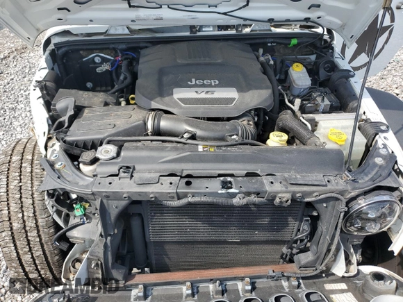 2018 Jeep Wrangler Unlimited Sport S with VIN 1C4HJWDG7JL925191, listed as a Copart auction lot 60203105 with Not provided miles and Salvage title. Bid and sale history available at DreamBid. Image 11.