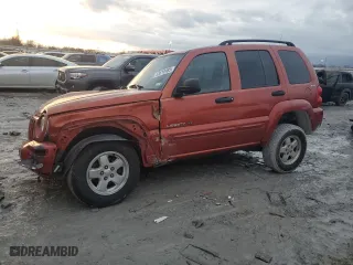 2002 Jeep Liberty Limited with VIN 1J4GL58K22W192296, listed as a Copart auction lot 43618185 with 69,679 mi miles and Salvage Title. Bid and sale history available at carsss.com. Image 1.