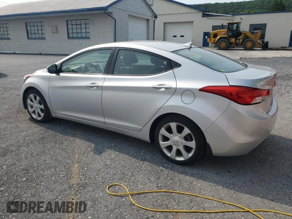 2012 Hyundai Elantra Limited z VIN KMHDH4AE1CU345347, wystawiony jako Copart lot #59025695 z przebiegiem 96 959 mil mil oraz Szkoda całkowita • Salvage title. Historia ofert i sprzedaży dostępna na DreamBid. Obrazek 2.