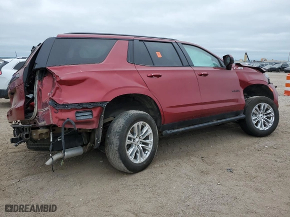 2021 Chevrolet Tahoe Z71 with VIN 1GNSKPKD8MR444926, listed as a Copart auction lot 65337704 with 0 mi miles and Salvage Title. Bid and sale history available at carsss.com. Image 3.