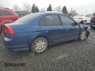 2004 Honda Civic LX with VIN 2HGES15524H590263, listed as a Copart auction lot 49978515 with 0 mi miles and Salvage Title. Bid and sale history available at carsss.com. Image 3.