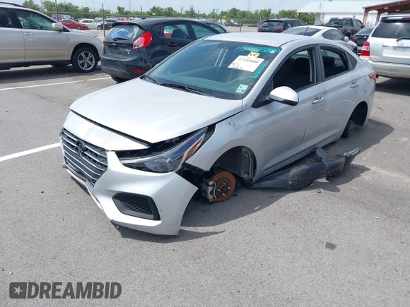 2022 Hyundai Accent SE with VIN 3KPC24A69NE167750, listed as a IAAI auction lot 37355800 with Not Provided miles and . Bid and sale history available at carsss.com. Image 2.