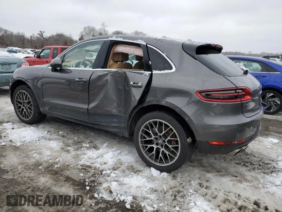 2015 Porsche Macan S with VIN WP1AB2A56FLB74634, listed as a Copart auction lot 44679375 with 81,402 mi miles and Clean Title. Bid and sale history available at carsss.com. Image 2.