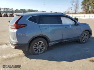 2022 Honda CR-V EX-L with VIN 7FARW1H83NE011741, listed as a Copart auction lot 47458685 with 47,179 mi miles and Salvage Title. Bid and sale history available at carsss.com. Image 3.